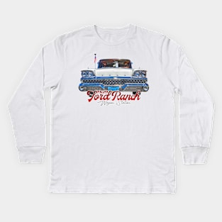 1959 Ford Ranch Station Wagon Kids Long Sleeve T-Shirt